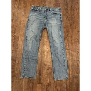 Levis 541 Jeans Mens 33x32 Blue Athletic Fit Tapered Stretch Medium Wash Denim